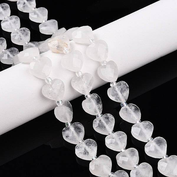 Natural Quartz Crystal Beads Strands