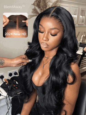 5x5 HD BlendAway™ Pre Cut Lace Closure Glueless Body Wave Affordable Wig with ByeBye-Knots Match All Skin Tones 150% Densit...