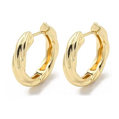 Brass Hoop Earrings