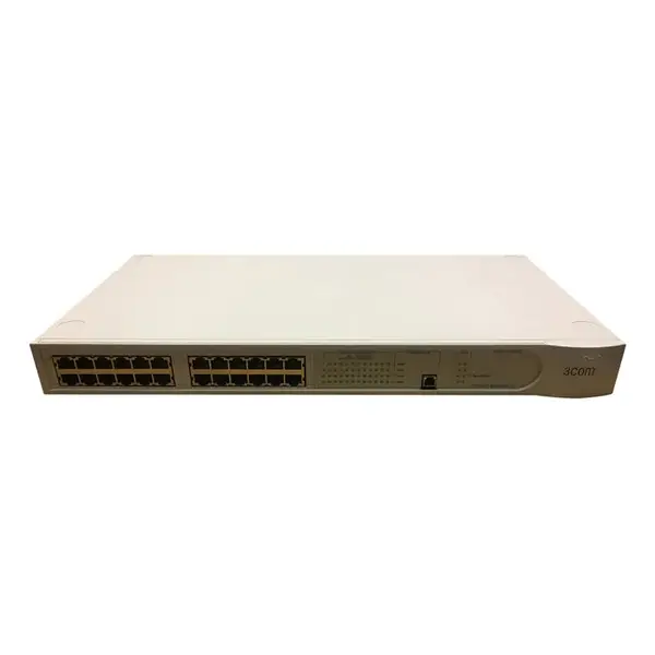 3Com 3C16987A | SuperStack II 3300SM 24 x RJ-45 Ports 10/100Base-TX + 1 x 1000Base-SX Ports Layer 3 Managed Rack-mountable Fa...