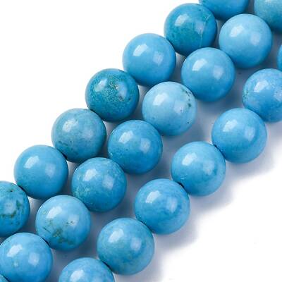 Dyed Natural Magnesite Beads Strands