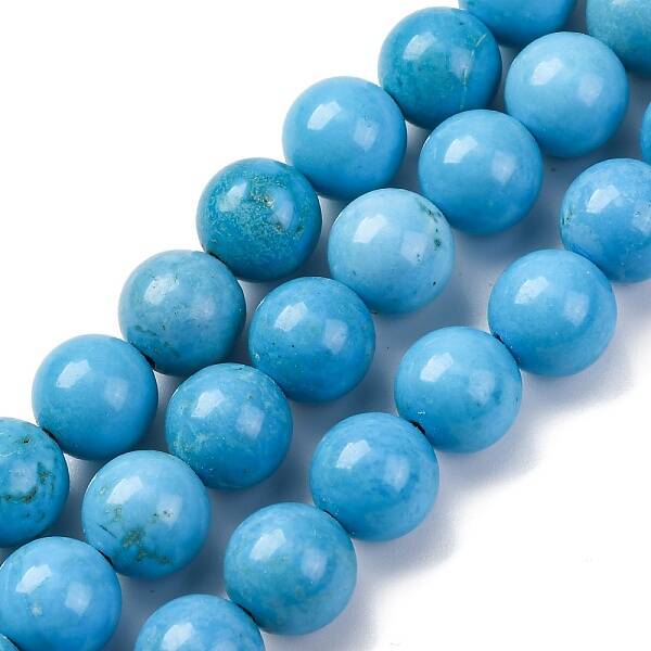 Dyed Natural Magnesite Beads Strands