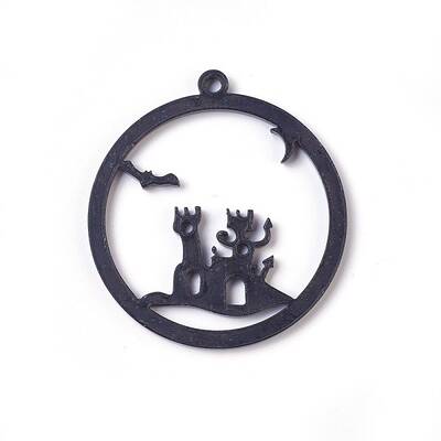 Acrylic Open Back Bezel Pendants