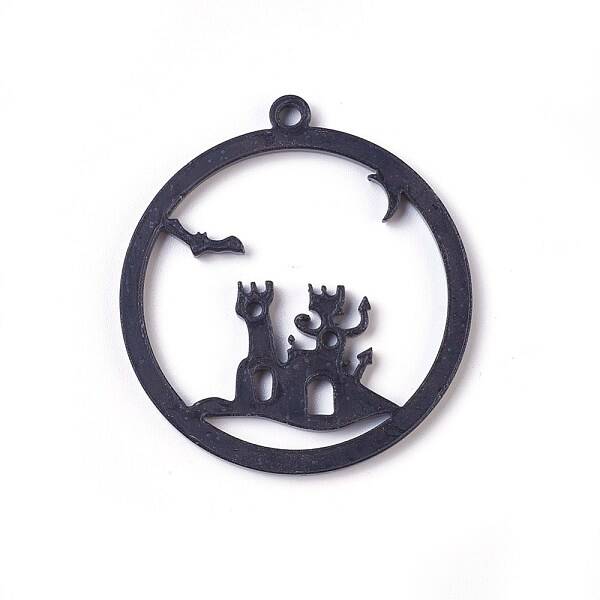 Acrylic Open Back Bezel Pendants