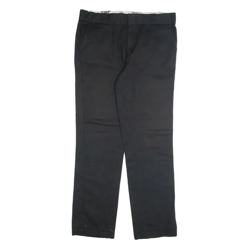 DICKIES Chino Mens Trousers Black Regular Straight W36 L32