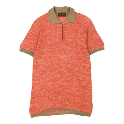 Fabrizio Del Carlo Polo Shirt - Small Orange Cotton