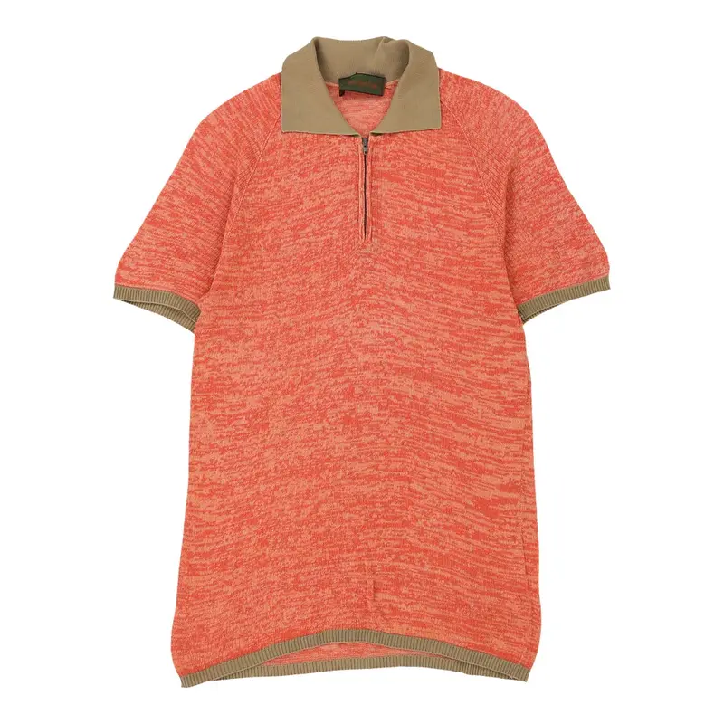 Fabrizio Del Carlo Polo Shirt - Small Orange Cotton
