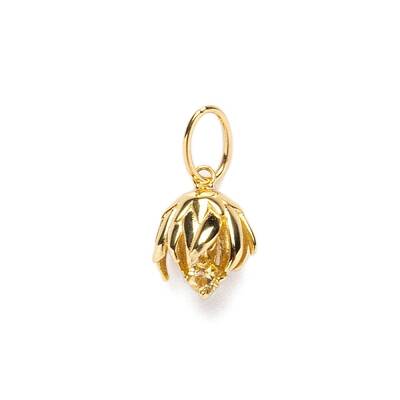 Ion Plating(IP) Brass Micro Pave Cubic Zirconia Pendants