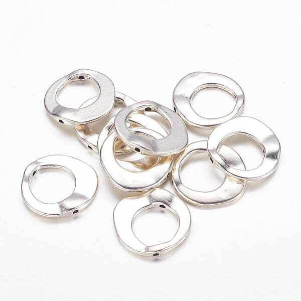 Tibetan Style Irregular Ring Bead Frames