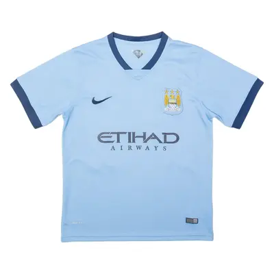 NIKE Manchester City Mens Football Shirt Jersey Blue M