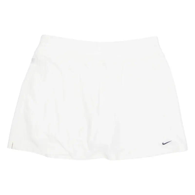 NIKE Womens Skort Skirt White Short L