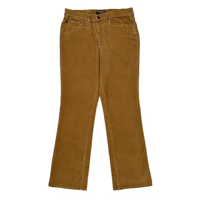 Ralph Lauren Cord Trousers - 32? Waist Brown Cotton Blend
