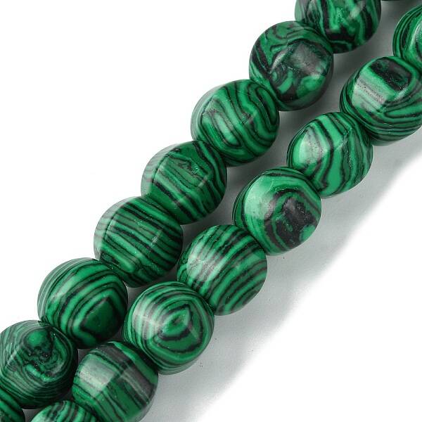Synthetic Malachite Beads Strands