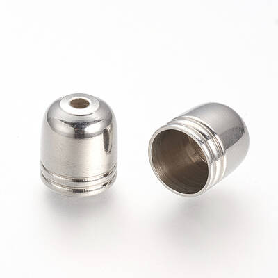 Tarnish Resistant 201 Stainless Steel Cord Ends
