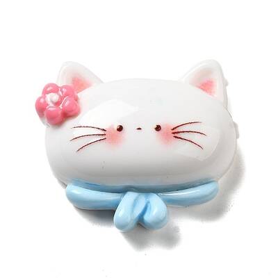 Cat Theme Opaque Resin Decoden Cabochons