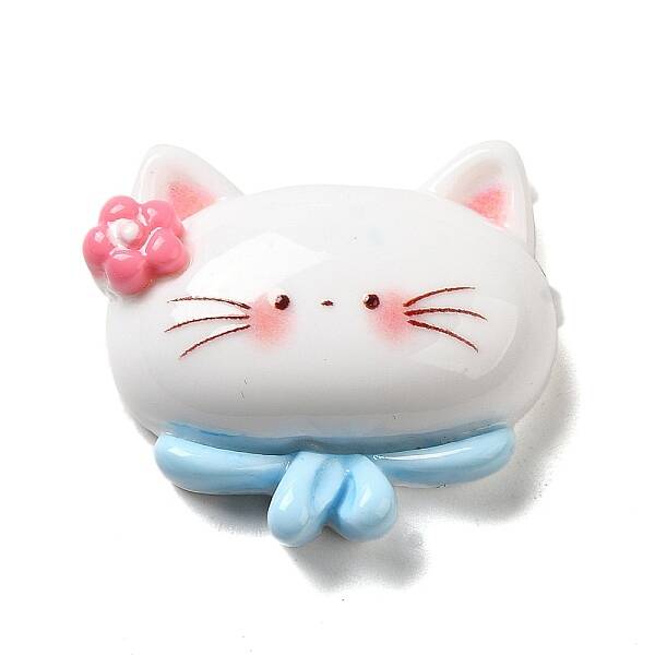 Cat Theme Opaque Resin Decoden Cabochons