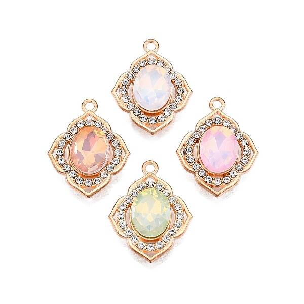 Alloy Glass Pendants