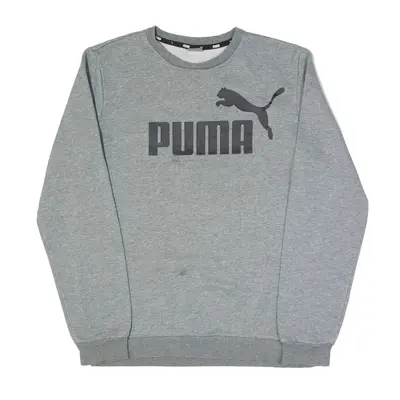 PUMA Sweatshirt Grey Boys 15-16 Years
