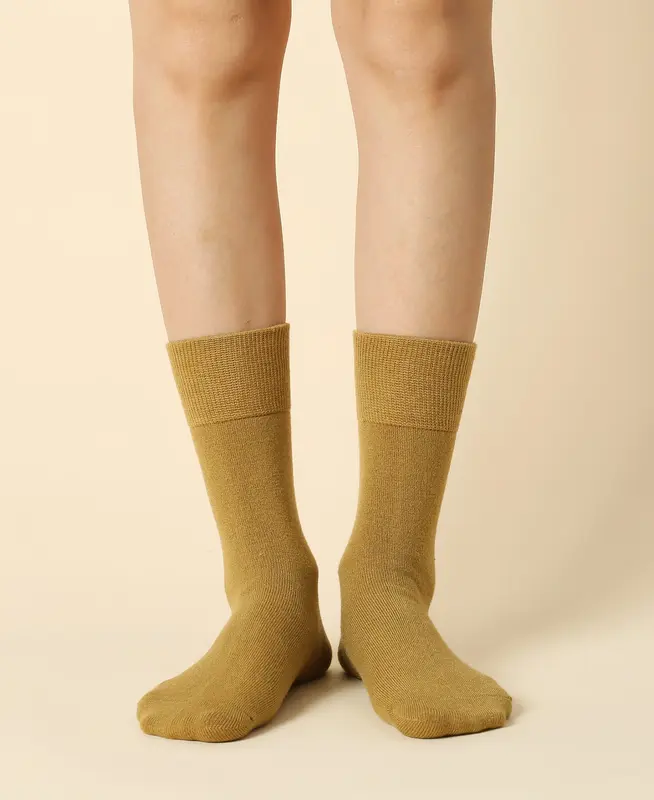 Women's Wool Crew Sock Clyde - Avocado