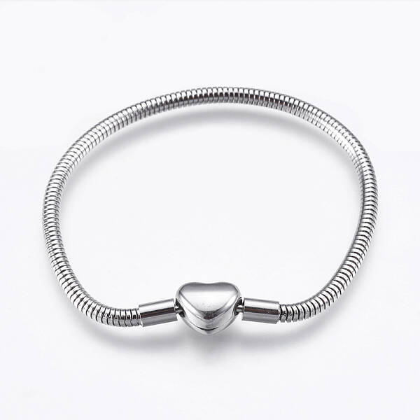 Tarnish Resistant 304 Stainless Steel European Style Chains Bracelet Making