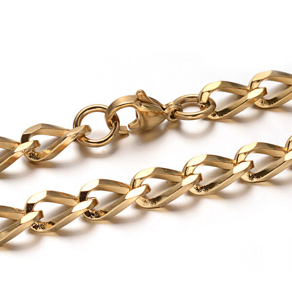 304 Stainless Steel Curb Chain Necklaces