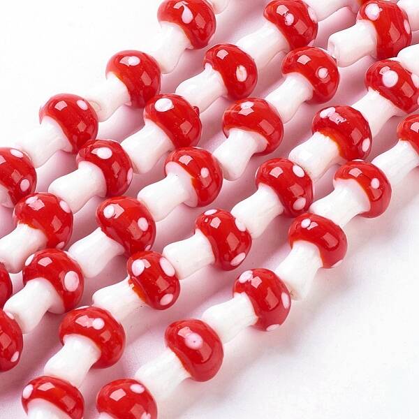 Autumn Theme Handmade Lampwork Beads Strands