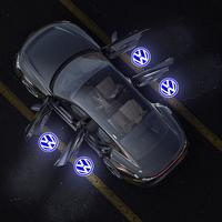 Car Door Welcome Light Logo Projector Lights Accessories for VW GTI Polo Golf Passat Tiguan Arteon Touareg Taigo Caddy Jetta ...
