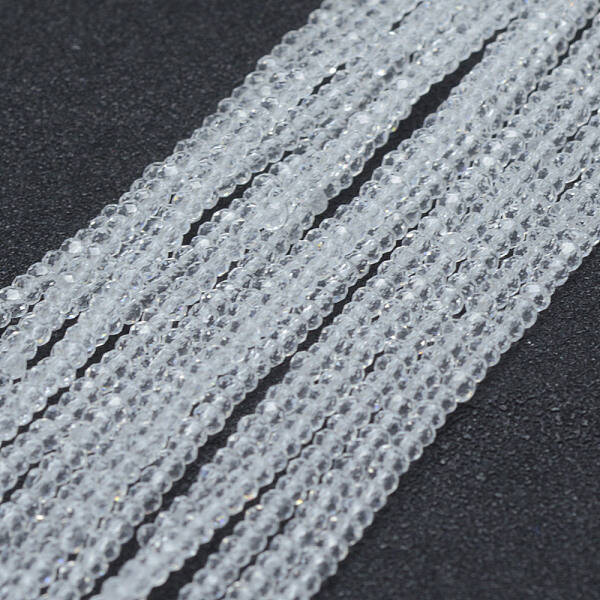 Transparent Glass Beads Strands