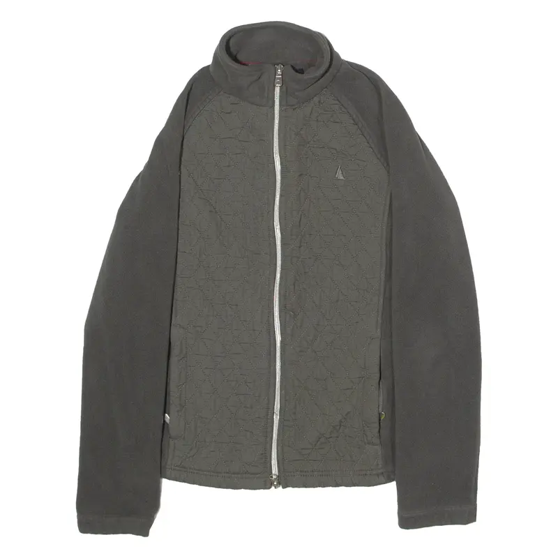 MUSTO Womens Fleece Jacket Grey Diamond UK 8