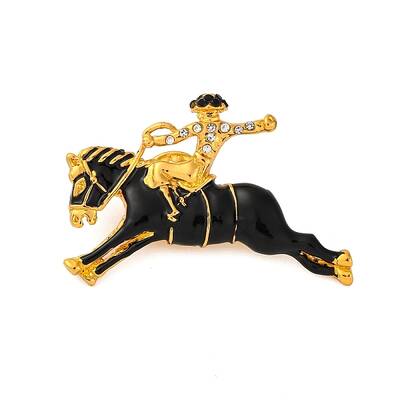 Zinc Alloy Crystal Rhinestone Brooch