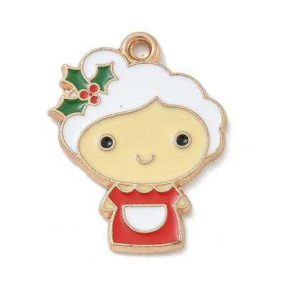 Christmas Alloy Enamel Pendants