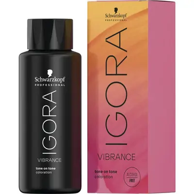 Schwarzkopf Professional IGORA Vibrance semi-permanent hair dye color 1-0 black Naturale 60 ml