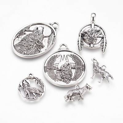 Tibetan Style Alloy Pendants