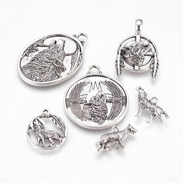 Tibetan Style Alloy Pendants