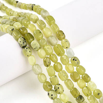 Natural Xiuyan Jade Beads Strands