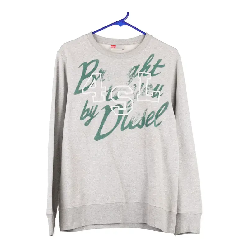 Diesel Sweatshirt - XL Grey Cotton Blend