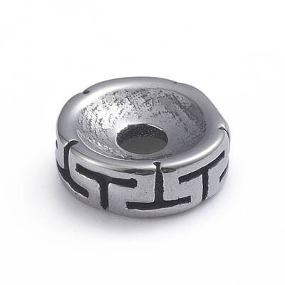 Retro 304 Stainless Steel Spacer Beads