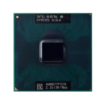 593893-001 HP 2.26GHz 1066MHz FSB 3MB L2 Cache Socket PGA478 Intel Core 2 Duo P7570 Dual-Core Processor