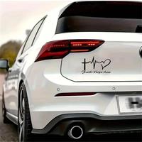 Heart & Cross Pattern Car Sticker, Car Window Decal, Car Exterior Decoration Accessories for Women & Men, Creative Car Sticke...