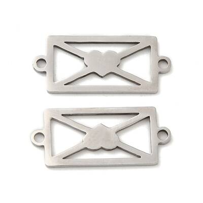 Tarnish Resistant 201 Stainless Steel Connector Charms