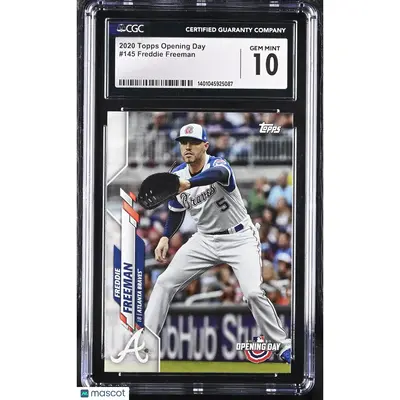 Freddie Freeman CGC 2020 Opening Day #145 Baseball 10