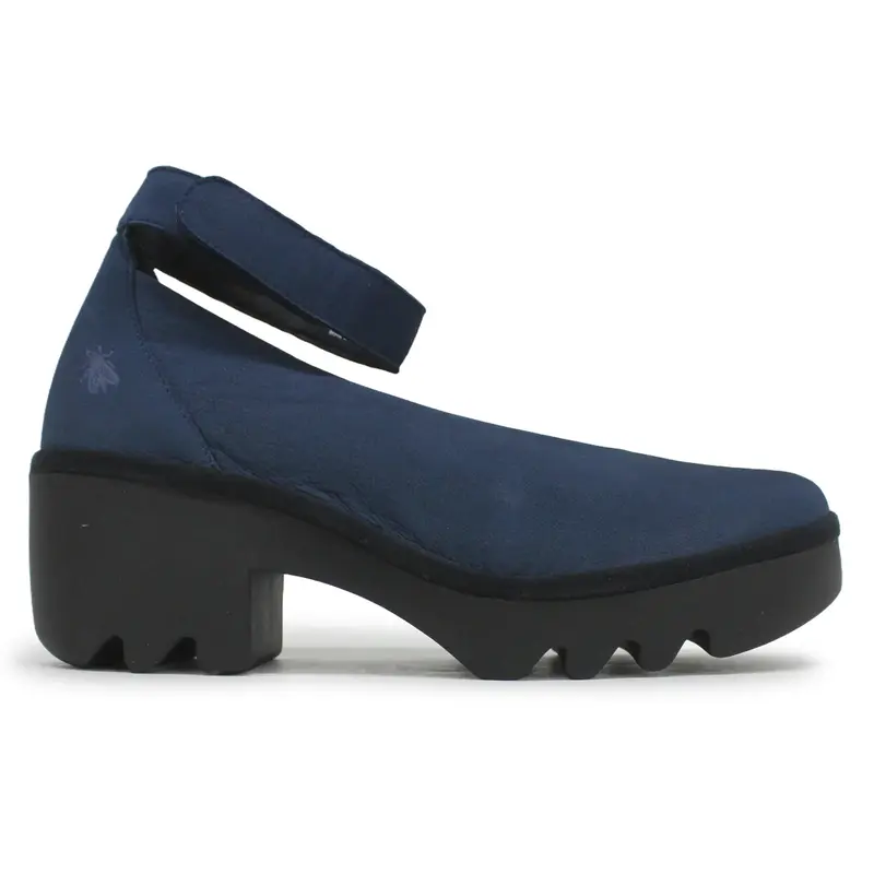 Fly London TIRY497FLY Mousse Leather Women's Comfort Shoes - Blue - Size:US 6-6.5 Women