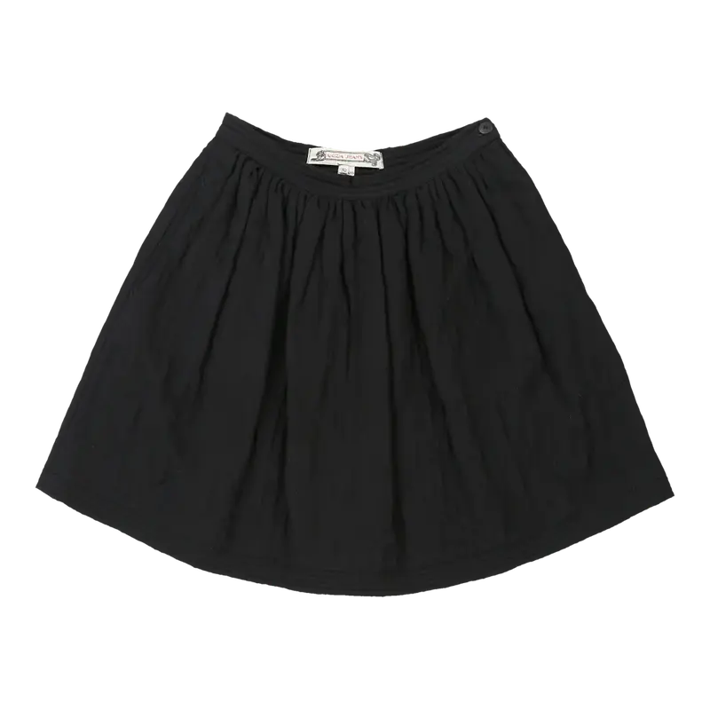 Krizia Mini Skirt - 26W UK 6 Black Viscose Blend
