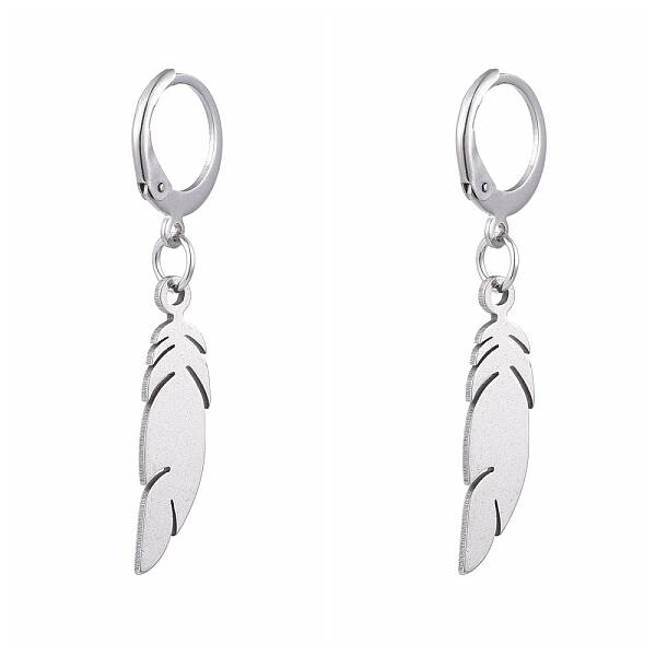 Tarnish Resistant 304 Stainless Steel Leverback Earrings
