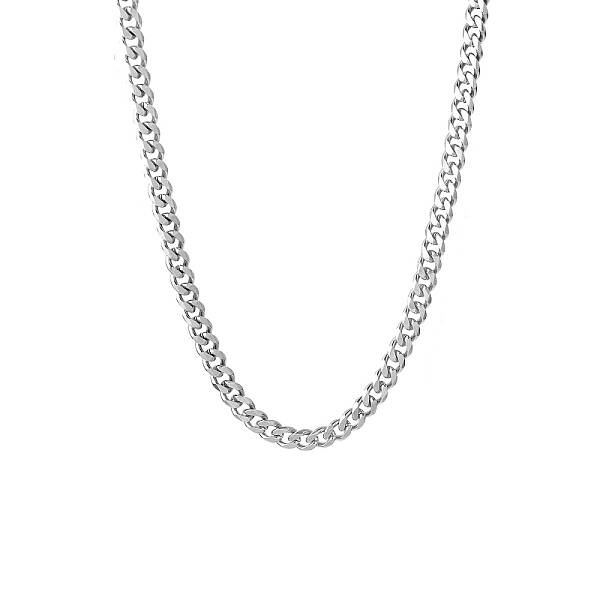 Non-Tarnish 201 Stainless Steel Curb Chain Necklaces for Men
