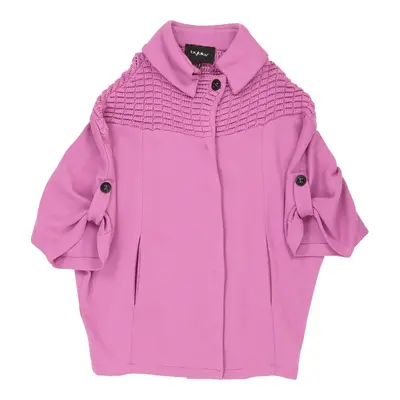 Byblos Cardigan - Medium Pink Wool Blend | Size: medium
