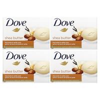 Dove Beauty Bar Soap, Shea Butter &  Vanilla, 2 Bars, 3.75 oz (106 g) Each