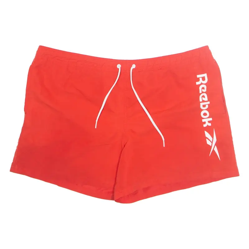 REEBOK Mesh Lined Mens Swimming Shorts Red 2XL W42