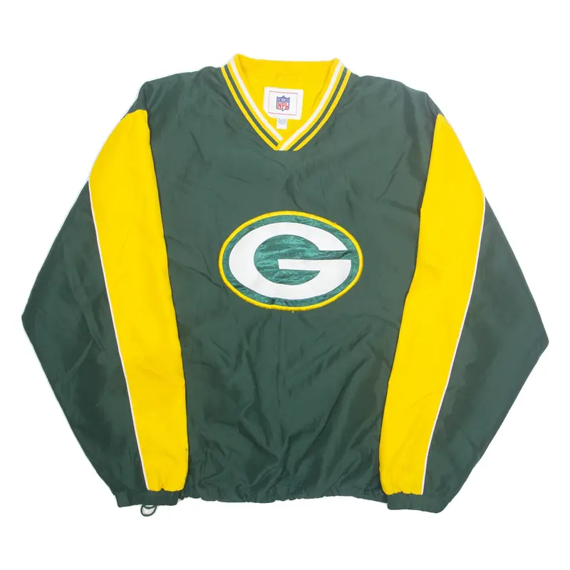 NFL Mens Pullover Jacket Green USA XL