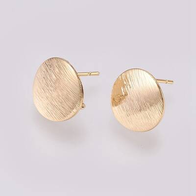 Brass Ear Stud Findings